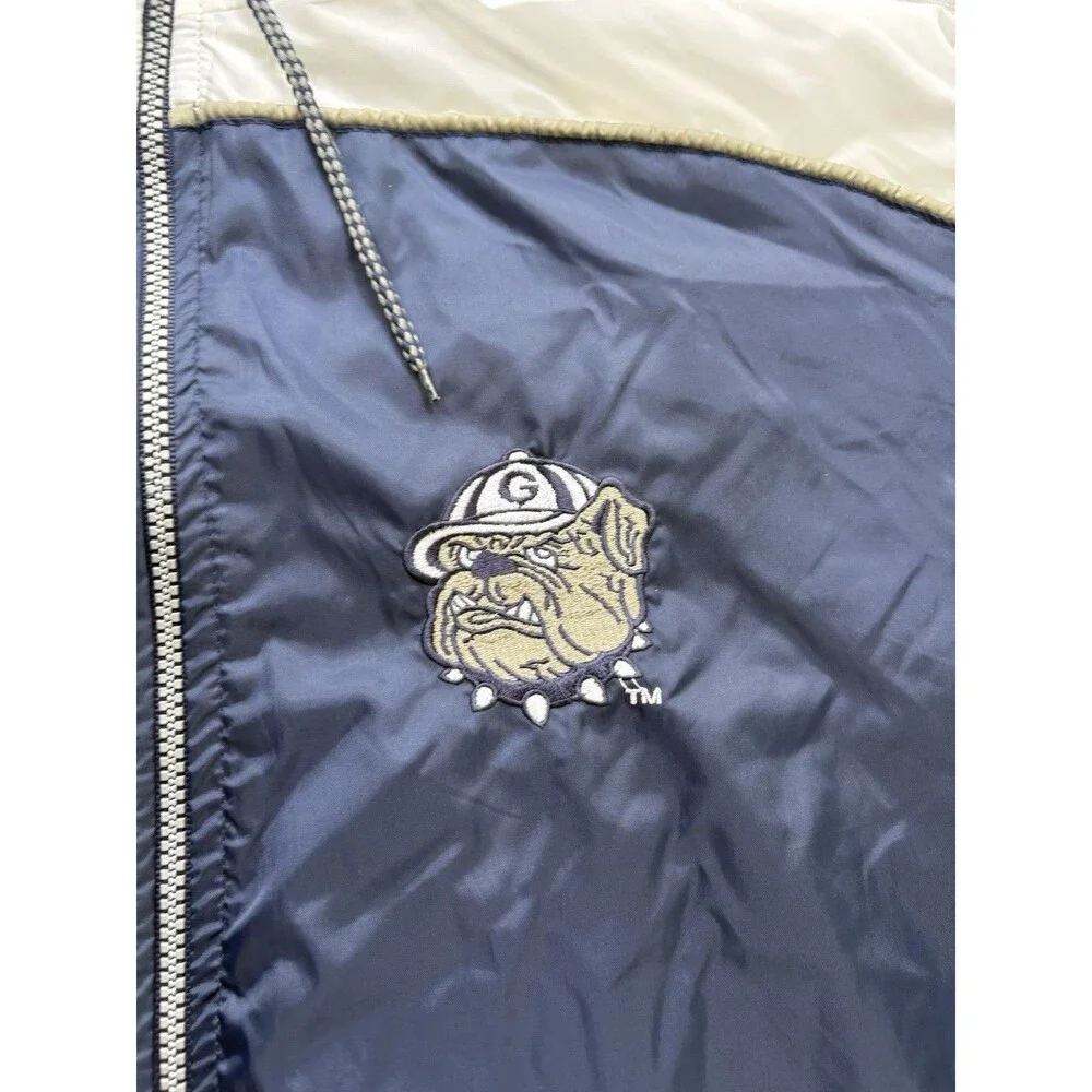 Georgetown Hoyas Tank Vintage Mens XL Bulldog Logo Jacket Coat NCAA Windbreaker